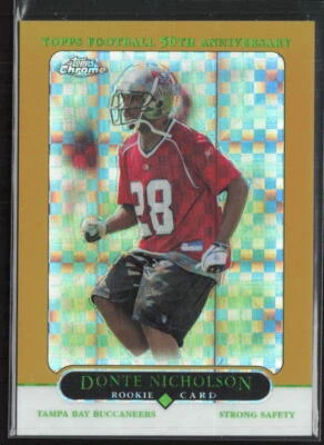2005 Topps Chrome Refractor #374 Donte Nicholson /399 - Image 1 of 2