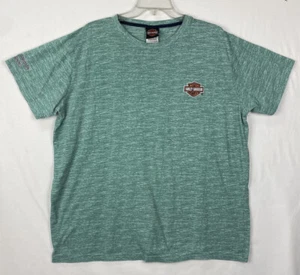 Camiseta Harley Davidson Bahamas XLL Great Dane Productions verde motocicleta - Imagen 1 de 4