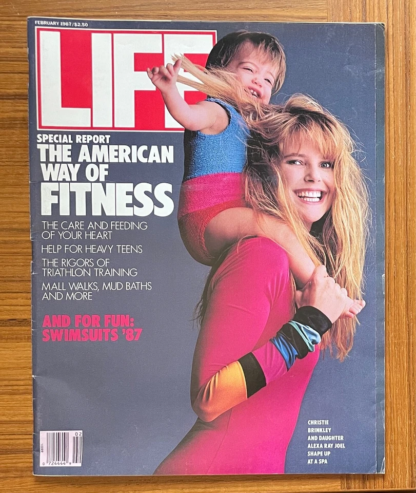Vintage Life Magazine February 1987 with Christie Brinkley. CLEAN Retail copy! - Image 1 of 3