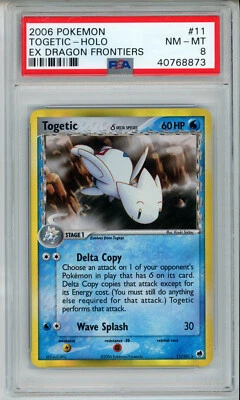 2006 POKEMON EX DRAGON FRONTIERS TOGETIC #11 HOLO FOIL PSA 8 NM-MT #40768873 - Image 1 of 2