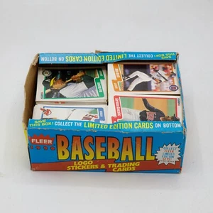 Assorted Baseball Cards Mystery Box Approx 500 Count Players Lot Fleer 1990 - Picture 1 of 1