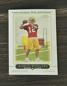 Topps Chrome 2005 Aaron Rodgers Rookie RC #190 Packers - Imagen 1 de 2