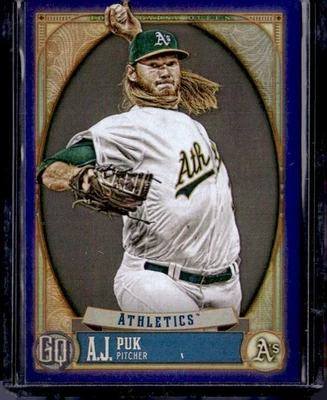 2021 Topps Gypsy Queen #183 A.J. Puk Indigo #/250 - Image 1 of 2