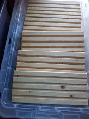 5 Domino Wooden Trays 4 Slots 12 x 5 Inches Homemade Holders For Domino Tiles - Image 1 of 3