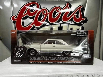 Highway 61 Collectibles 1967 Plymouth GTX 1:18 Scale Diecast Metal Car - Image 1 of 4