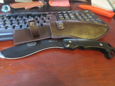 Cuchillos BUCK NO. Hoja 95# 6 pulgadas todo negro Foto 1 de 4