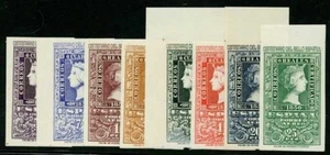 SPAIN 1950 # 776-9 C127-30 STAMP ON STAMP IMPERF STAMPS ON STAMPS 11807 - Picture 1 of 1