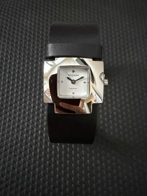 NUEVO Reloj Silpada Designs Mujer Vestido Peyote Pájaro Cuero Cuarzo Analógico 25mm 7" Foto 1 de 4