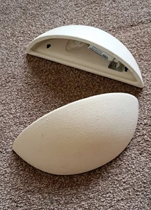 Ceramic Uplights curved wall light paintable easy fit Home lighting Decor X 2 - Picture 1 of 1
