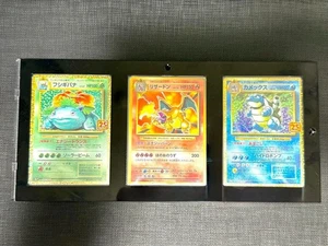 Charizard Blastoise Venusaur Promo 25th 20th Anniversary Pokemon Card Indonesia - Picture 1 of 8