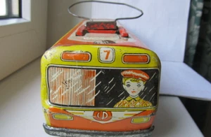 Tranvía de juguete coleccionable vintage nº 7 "Uralets" URSS (110) - Imagen 1 de 7