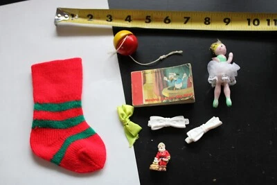 American Girl Molly Christmas Story Stocking with Stuffers Lot Disney Flip Book - Image 1 of 4