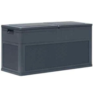 Kissentruhe Kissenbox Auflagenbox Gartentruhe Aufbewahrungsbox 320 L Anthrazit - Bild 1 von 10
