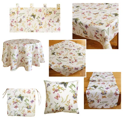 Tischwäsche Schmetterling Garten Tischdekoration Tischdecke Tischläufer Typ794 - Bild 1 von 2