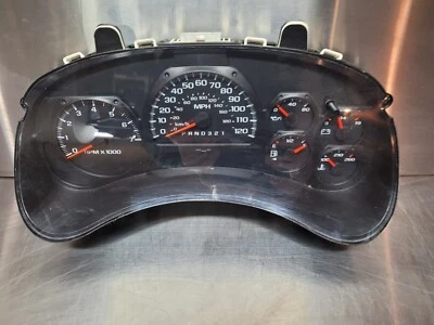 06-09 Chevy Trailblazer EXT conjunto de instrumentos velocímetro MPH 15140618 não testado - Imagem 1 de 4