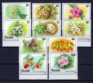 Rwanda 1009-1018 MNH Flowers Plants Nature ZAYIX 0624S615 - Picture 1 of 3