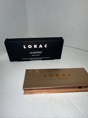 Lorac Unzipped Brazen Eye Shadow Palette with Dual-Ended Brush New - Image 1 of 3