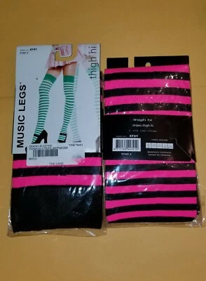 PELLO ALTO - "NEGRO Y ROSA" - RAYAS PEQUEÑAS - 5'-5'10" - 100-175LBS - PATAS DE MÚSICA Foto 1 de 2