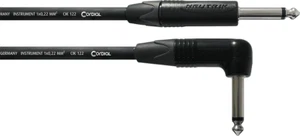 CABLE guitare / instrument JACK DROIT / JACK COUDE NEUTRIK 3 m CORDIAL CPI3PR - Bild 1 von 2