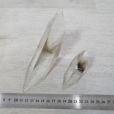 2 x Optical Glass Prism Rhomboid Prism Bundle - B32 - Image 1 of 4