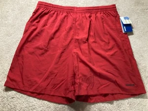 NEW Reebok Mens Size 2XL XXL Red Athletic Shorts Nylon - NWT - Picture 1 of 12