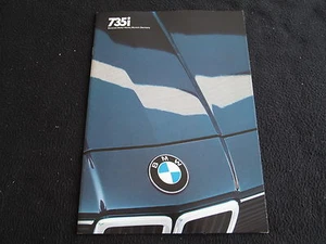BMW 735i 1985 folleto de ventas E23 serie 7 735 i sedán catálogo folleto de EE. UU. - Imagen 1 de 7