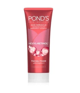 Ponds Age Miracle Ultimate Youth Hexyl-Retinol Facial Foam youthful skin 90g - Picture 1 of 7