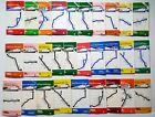 METRA Chicago Passenger Timetable Train Schedule 7x4", 80s, 90s, Lot of 29