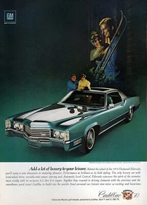 Cadillac Fleetwood Eldorado 1970 anuncio impreso en color original - Imagen 1 de 1
