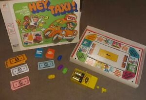 Vintage 1975 Milton Bradley HEY TAXI! Board GAME Complete In BOX