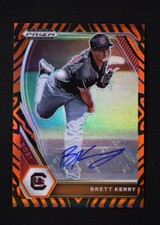 2021 Prizm Draft Picks Base Auto Tiger Stripes #PDP-141 Brett Kerry /25
