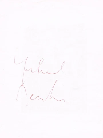 Yehudi Menuhin 1916-99 autograph signed 8"x11" album page violinist conductor Cover