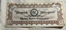 Sing Sing Prison $5 Scrip inmate used paper money 1910's -1930's
