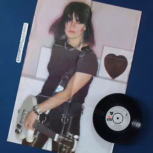 RARE POSTER COVER JOAN JETT MAKE BELIEVE 7" VINYL ARIOLA 1980 RARE - Picture 1 of 5