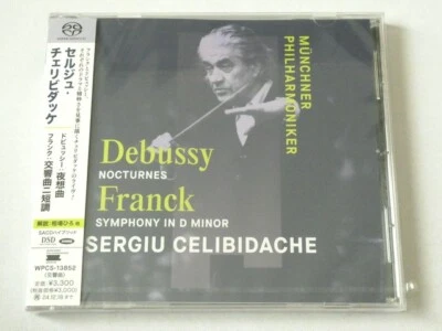 Sergiu Celibidache MPhil Franck Symphony Debussy Nocturnes SACD Hybrid JAPAN Foto 1 de 2