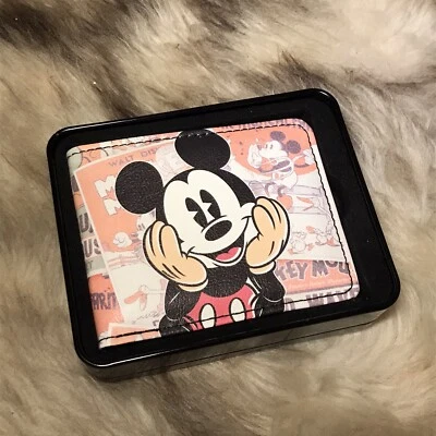 NIB Buckle-Down Men's Bi-fold Wallet -  Awesome Disney Mickey Mouse Print! - Image 1 of 4