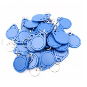 50PCS RFID 125Khz EM4305 Writable Key fobs Token Keychain for Access Control - Picture 1 of 4