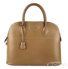 BIGSALE! AUTHENTIC $6800 HERMES Bolide 35 Brown Epsom Leather GHW Bag