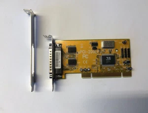 VSCOM PCI Parallèle Carte 1 Port + Série Adaptateur 2x + LP Tôle Pci-200lp / - Photo 1/2