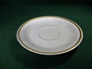 Platillo de copa de patas Haviland & Co línea dorada suave y banda dorada Limoges - Imagen 1 de 2