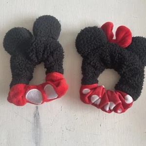Disney Hair Scrunches Mickey Minnie Set of Two - Picture 1 of 6
