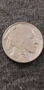 *1937 níquel búfalo sin marca de ceca DDO "LIBERTAD" RDA "CINCO CENTAVOS" ¡Errores! - Imagen 1 de 6