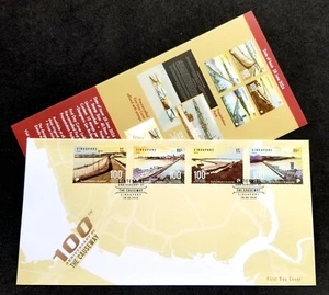 [SJ] Singapore Malaysia Joint Issue 100th Johor Causeway 2024 Bridge (FDC) - Picture 1 of 7