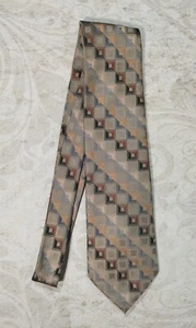 Stafford Executive Designer Mens Polyester Neck 58"x 4" Tie Tan Multicolor  - Picture 1 of 5