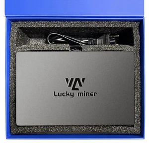 Lucky Miner LV08 4.5Th/S Bitcoin BTC Miner WIFI SHA-256 Solo Mining Lotto Device - Picture 1 of 11