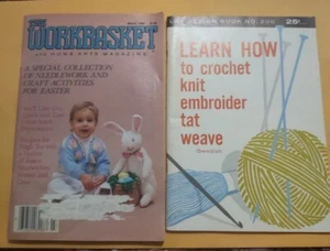 Vintage 89 Workbasket & Home Magazine & Lily Design #206 Learn How To Crochet - Picture 1 of 4