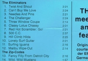 The Eliminators: Liverpool, Dragsters, Cycles And Surfing - CD - Picture 1 of 2