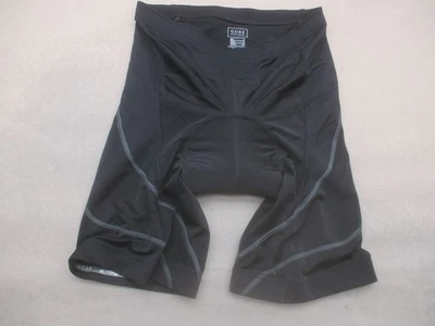Gore Size L Womens Black Cycling Compression Logo Athletic Padded Shorts 549 - Image 1 of 4