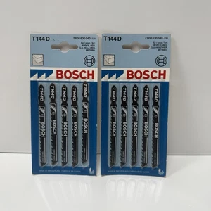 Hoja de sierra de calar Bosch T144D - 2 paquetes de 5 (10 unidades) - Imagen 1 de 10