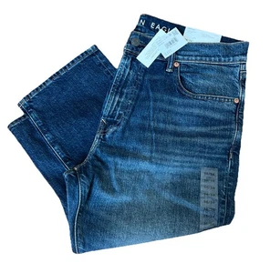 Jean recto original EasyFlex American Eagle AE para hombre 36x34 lavado oscuro - Imagen 1 de 5